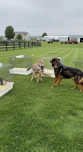 Coyote Grabs a Chinchilla — But the Dog Stops the Escape! #coyoteattack #chinchillarescue #wildlife #wildanimals #animalattack | Lifeline Souls