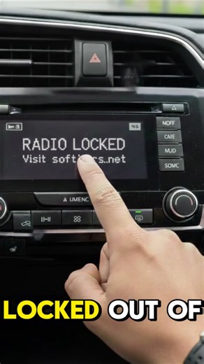 Honda Radio ENTER PIN LOCKED Fix 🔓 Unlock in Seconds! #shorts