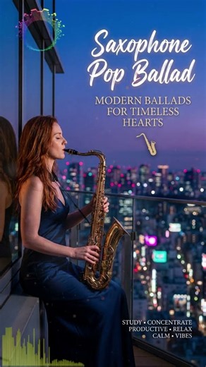 The Best Romantic Saxophone 💕 Beautiful Pop Ballad Instrumentals for Relaxation