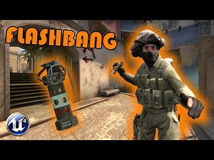 How To Create A Flashbang Stun Effect | CS:GO Throwable Flashbang - Unreal Engine Tutorial