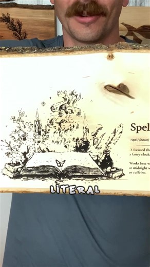 9.9K views · 73 reactions | DIY Sorcery in 3 Easy Steps. Get your favourite stencil, Paint Scorch Paint, Heat it up and Thats it! Or you could also freehand it  Check it out if you are planning something spooky: https://scorchmarker.com/products/scorch-paint | Scorch Marker | Facebook