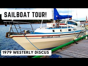 1979 Westerly Discus Boat Tour | Sailing Sea Dream of Clyde