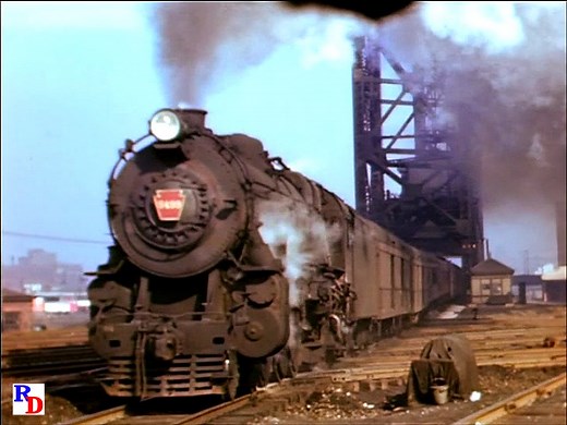 179K views · 10K reactions | Many shots of many Pennsy steam locomotives at a classic Chicago hot spot. From the Green Frog Productions show "The Golden Twilight of Postwar Steam, Part 1" https://rfd.video/PostwarSteam1 | Steam Giants | Facebook