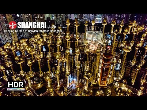 [4K HDR] 1000 TREES is finally open 🎄 Hanging Garden of Babylon reborn in Shanghai | 天安千树 上海网红新地标开业