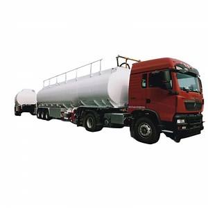 [Hot Item] 3 Axles 50 Cbm Tandem Petrol Oil Tank Semi Trailer Fuel Tanker Trailer