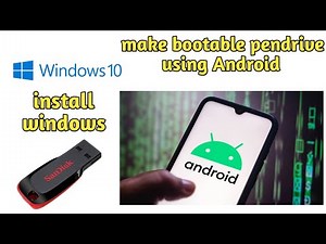Make bootable pendrive using Android phone How to make bootable pendrive using Android without root