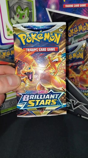 Brilliant Stars Pack 8 #pokemonfan #packopeningpokemon #cards #packopening #brilliantstars #pokemon #upsidedown