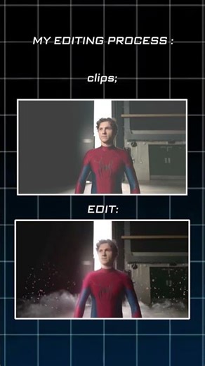 My Editing process #spiderman #spidermanbrandnewday #spidermannowayhome #tomholland #edit #marvel