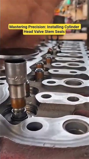 Mastering Precision: Installing Cylinder Head Valve Stem Seals