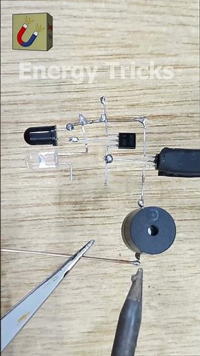 How to Make IR Proximity Sensor with Buzzer 🔔 #shorts