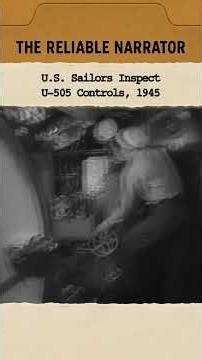 U.S. Sailors Inspect U-505 Controls, 1945 #ww2 #history #navy