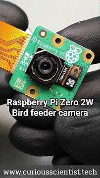 Raspberry Pi Zero 2W Bird Feeder Camera #raspberrypi #3dprinting #electronics ‪@PCBWayCom‬