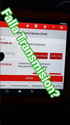 falla Transmission code p0700