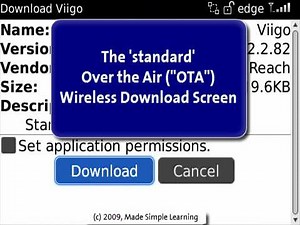 How to download and install BlackBerry software Over-the-Air (OTA)