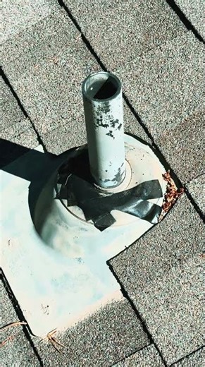 Duct tape on a roof boot?? Yeah… don’t do that 😅