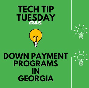 💡TECH TIP TUESDAY - Down Payment Resource - Programs in Georgia Check out the DPR Programs that are available in Georgia. These programs provide a great opportunity for agents to find down payment assistance programs for their clients and help them achieve their home-buying goals! #FMLS #realestate #first_mls #GeorgiaRealEstate #realestatesoftware #realestateAgents #realestateBrokers #bestinrealestate #FirstMultipleListingService | FMLS - First Multiple Listing Service