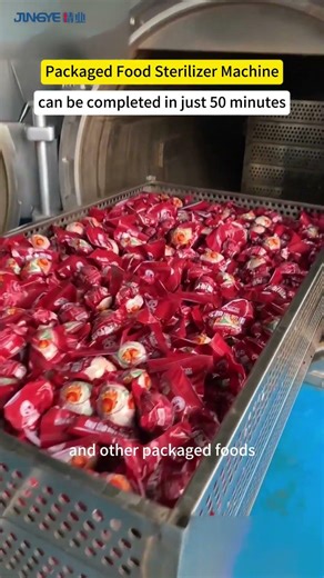 This is a fully automatic sterilizer machine suitable for sterilizing egg products, beer, beverages.