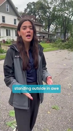 Overnight storms leave damage in Des Moines