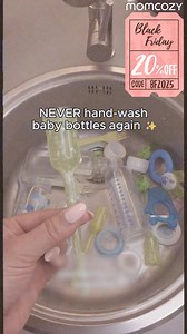 Momcozy Smart Bottle Washer 🖤 Black Friday 20% OFF with code: 𝐁𝐃𝐁𝐅𝐅𝐒𝟐𝟎 The Momcozy KleanPal Pro baby bottle washing, sterilizing, and drying — all automatically. Save time for what really matters 💖 🎉 Black Friday Deal – 20% OFF From 11.20 | Momcozy