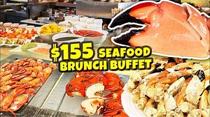 This buffet is in the posh breakers hotel and includes unlimited caviar, lobster and crab | Strictly Dumpling