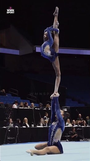 The Precision in This Partner Stunt is CRAZY 👀 #gymnastics #acro #elite