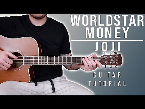 How to Play "WORLD$TAR MONEY" by Joji on Guitar for Beginners *EASY CHORDS*