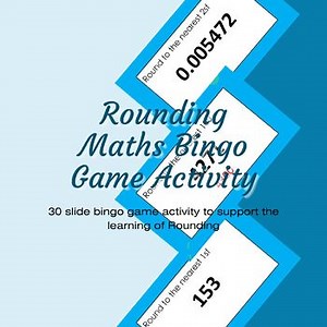 Rounding Maths Bingo Game Activity