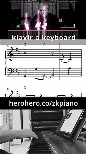 Půlnoční - Václav Nekář 🎹 piano, noty ✅ #pianotutorial #pianomusic #pianolessons #howtoplay