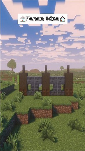 Aesthetic Fence Idea in Minecraft! 🏠✨