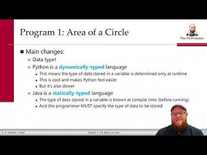Chapter 2: Basics of Java