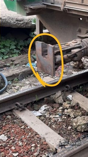 Metre Gauge Train Coupling in Bangladesh Railway #shorts #railway