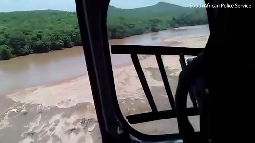 Donkeys help smuggle car into Zimbabwe by pulling it across a river