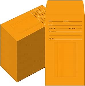 500 Pcs Jewelry Repair Envelopes Bulk, 3 1/8 x 5 1/2 Inch Jewelry Window Envelopes for Rings, Earrings, Necklace, Bracelets