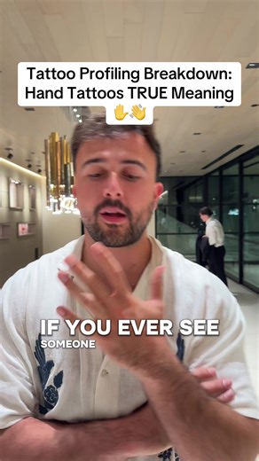 Do you have a hand tattoo? #profiling #ciaprofiler #tattoomeaning | Hand Tattoos