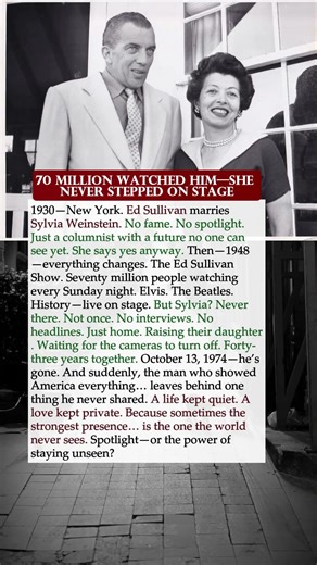 70 Million Watched Him—She Never Stepped On Stage