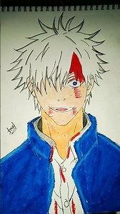 how to draw gojo satoru drawing#painting#sketch#short