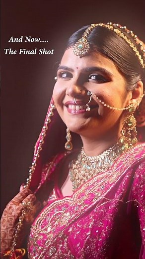 Behind the Scenes to Final Shot | Wedding Portrait BTS | Ravindra Photo Sales #weddingphotography