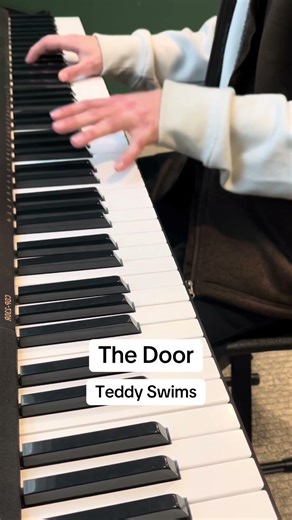 The Door by @TeddySwims #piano #pianocover #music #musicreels #popmusic