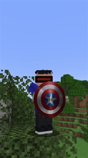 TikTok Minecraft Texture Pack Challenge: Captain America Shield Transformation