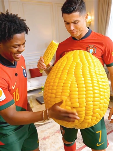 Ronaldo Turns Into a Giant Corn Stomach! 🤯 | Iso Speed Fun Animation #shorts #IsoSpeed #FunnyAnimation #ViralVideo #ronaldo