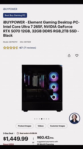 Joining the pc gang 😘, drop me some setup ideas #pcgaming #gamingsetup #fyp #ibuypower #ideas