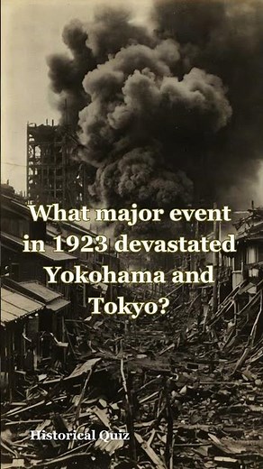 1923 devastated Yokohama and Tokyo #history #riseofrugby #ancientcivilization