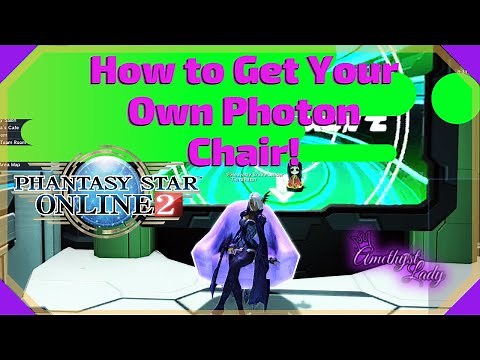 PSO2 | How To Get A Photon Chair! | Phantasy Star Online 2