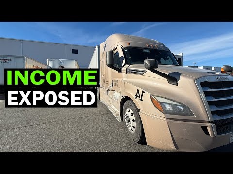 Revealing My Income as a Truck Driver | Owner Operator