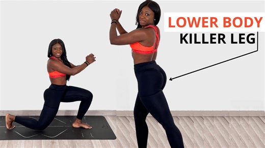 Leg day burn: Powerful lower body workout with no equipment