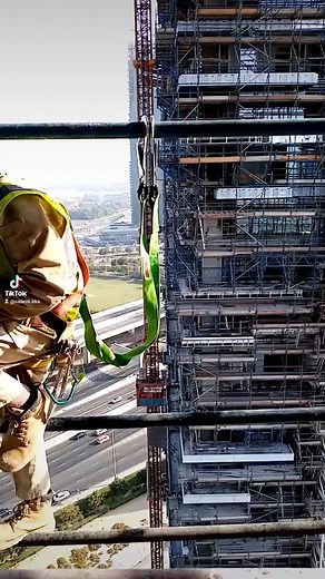 High-Rise Construction Safety Techniques Demonstrated