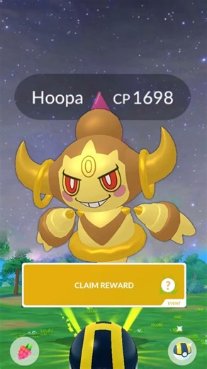 😳 Got Hoopa from go pass Rewards in Pokemon GO.