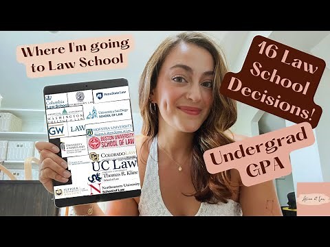 My 16 Law School Decisions | Undergrad Stats | Where I'm Going To Law School