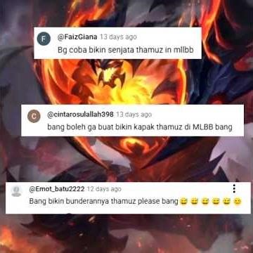 Membuat senjatanya Thamuz di MLBB