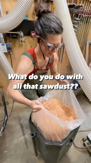 106K views · 5K reactions | What do you do with all your sawdust? I...